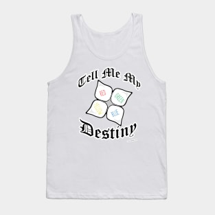 Paper Fortuneteller Childhood Nostalgia Cartoon Tank Top